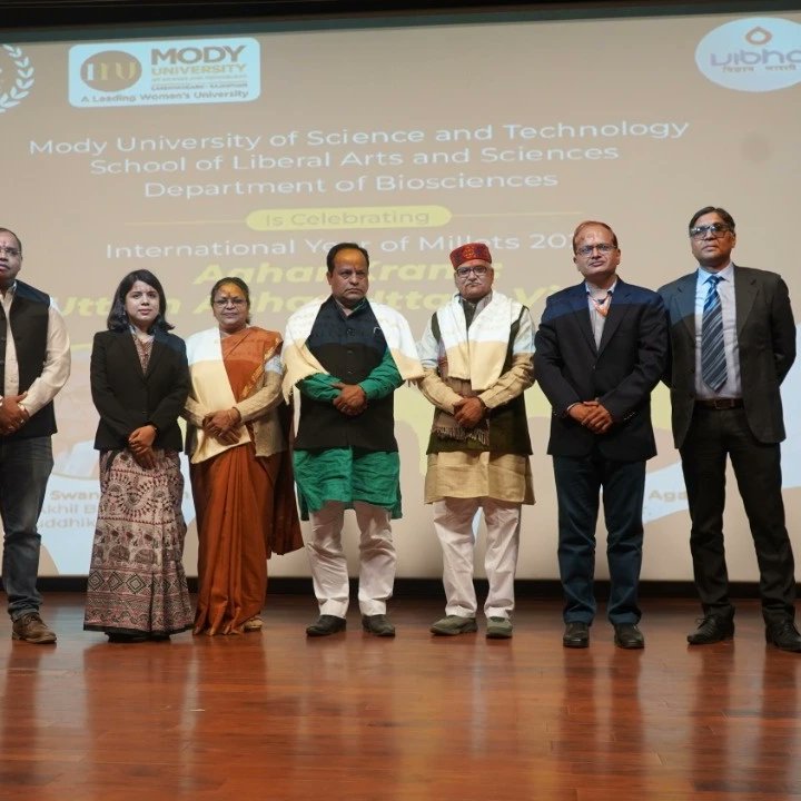 Today Vibha, Rajasthan in association with Modi University, Lakshmangarh celebrated Aahar Kranti under Millets year 2023 &amp; Curtain Raiser program SIF -IISF   <a href="/Vibha_India/">Vijnana Bharati</a> <a href="/aahaarkranti/">aahaarkranti</a> <a href="/iisfest/">India International Science Festival</a>