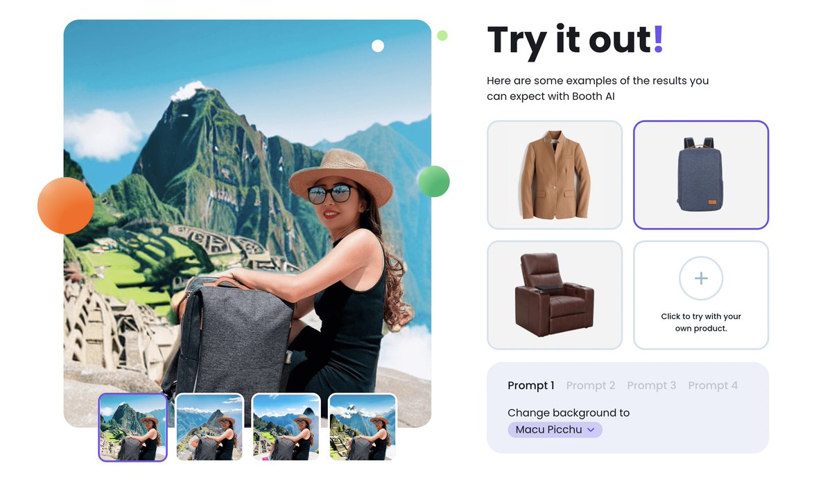 Nick_Locascio's tweet photo. Visual content is 40x more likely to get shared on social media.

So, how do you scale it?

This generative AI can create hundreds of photos of your product with one click: https://t.co/U585ypuv4l

Try it free today. https://t.co/VV6lr8JVft