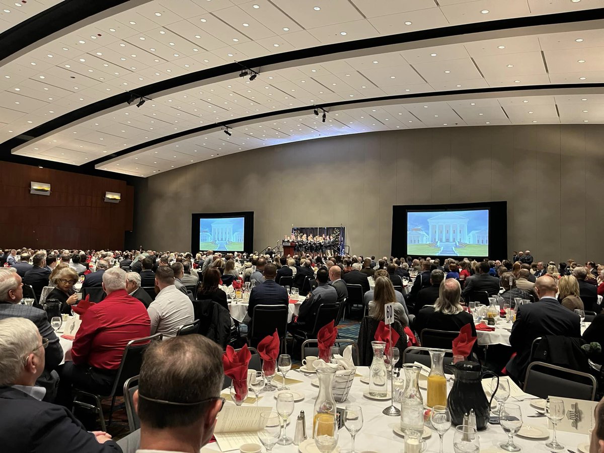 Attended the Commonwealth Prayer Breakfast this morning! Great start to the first day of the 2023 Session of the General Assembly! 🙏