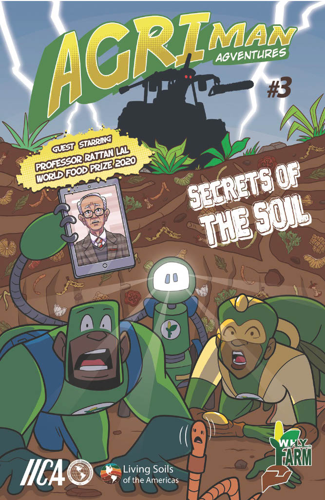 thenextnorm's tweet photo. What can we do to #SaveSoil?

2022 Laureate @lal_rattan joined Agriman in this recent issue of Agriman Agventures from @WhyFarmIT and @IICAnews to share the importance of soil health for resilient agriculture systems.

Read the full comic 👉 https://t.co/rKUEruqMp7 https://t.co/uicyXnQBHM