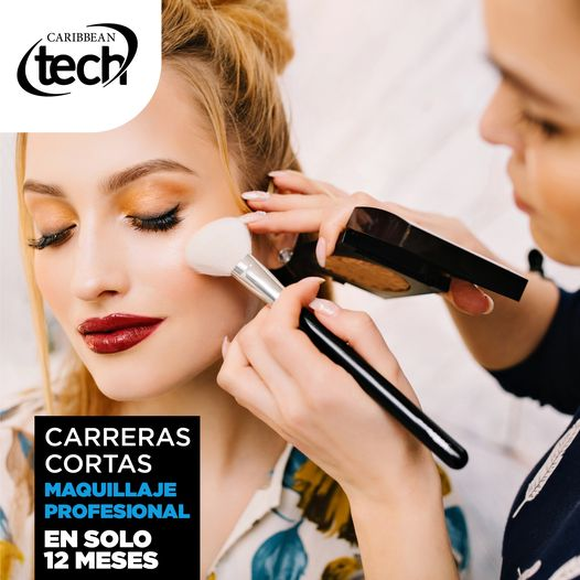 Estudia lo que te gusta y en tan solo meses, establece tu negocio en el mundo de la belleza en: Masaje Terapéutico, Maquillaje Profesional, Cosmetología y Estilismo, Barbería y Estética Profesional. Matricúlate ya. Clases inician  17 de enero de 2023. 780-0070, exts. 1114 y 1115.