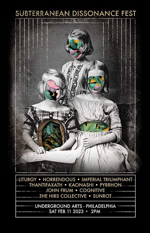 Philly friends, come hang at this awesome fest  coming up!!!!

#Horrendous #imperialtriumphant #sunrot #johnfrum