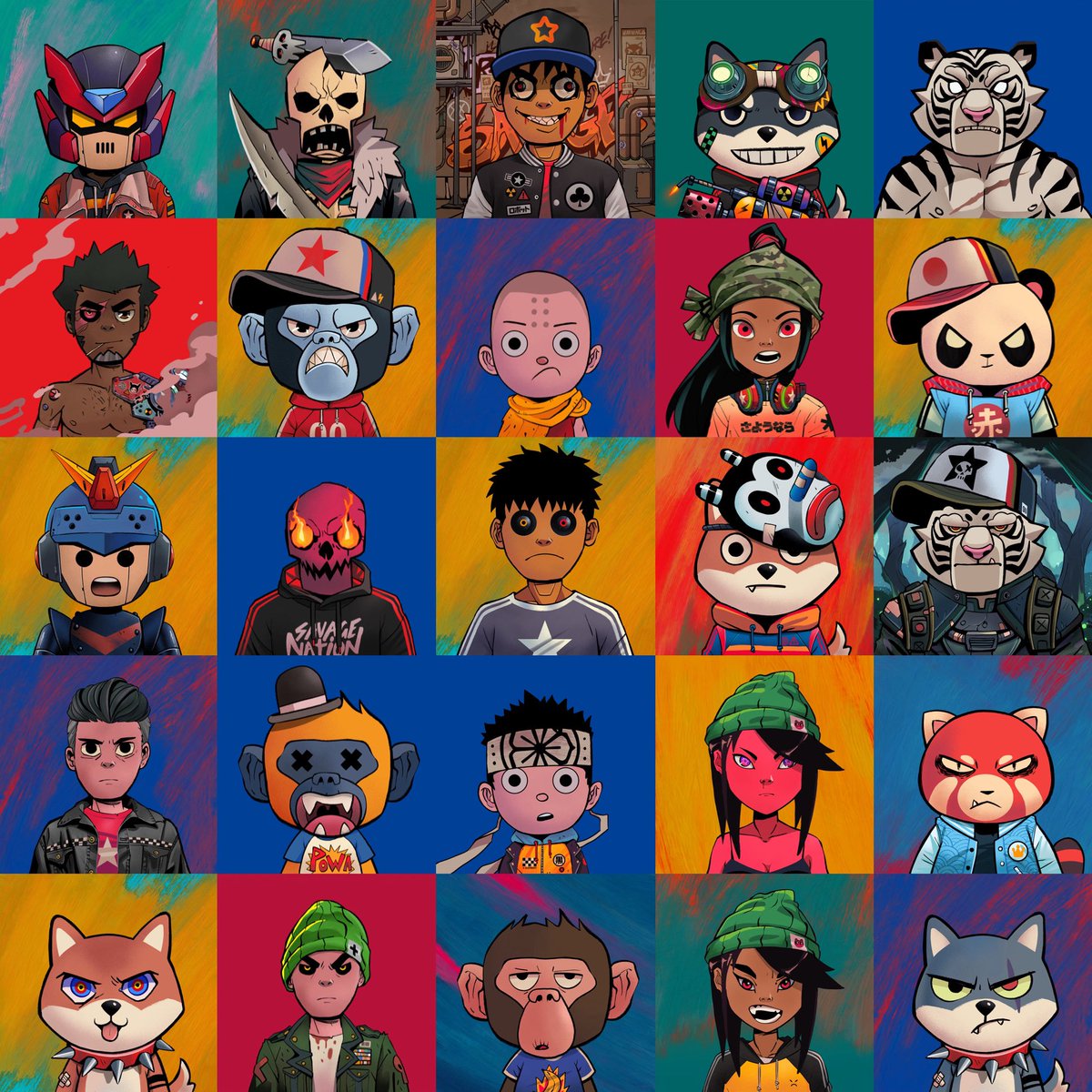 My army of Savages is starting to fill out 💙

Up to 25 and looking to add more 🫡

Who else is looking forward to what <a href="/Madkobra5000/">Madkobra</a> is building? 

<a href="/savagenationnft/">Savage Nation</a> #SavageNation