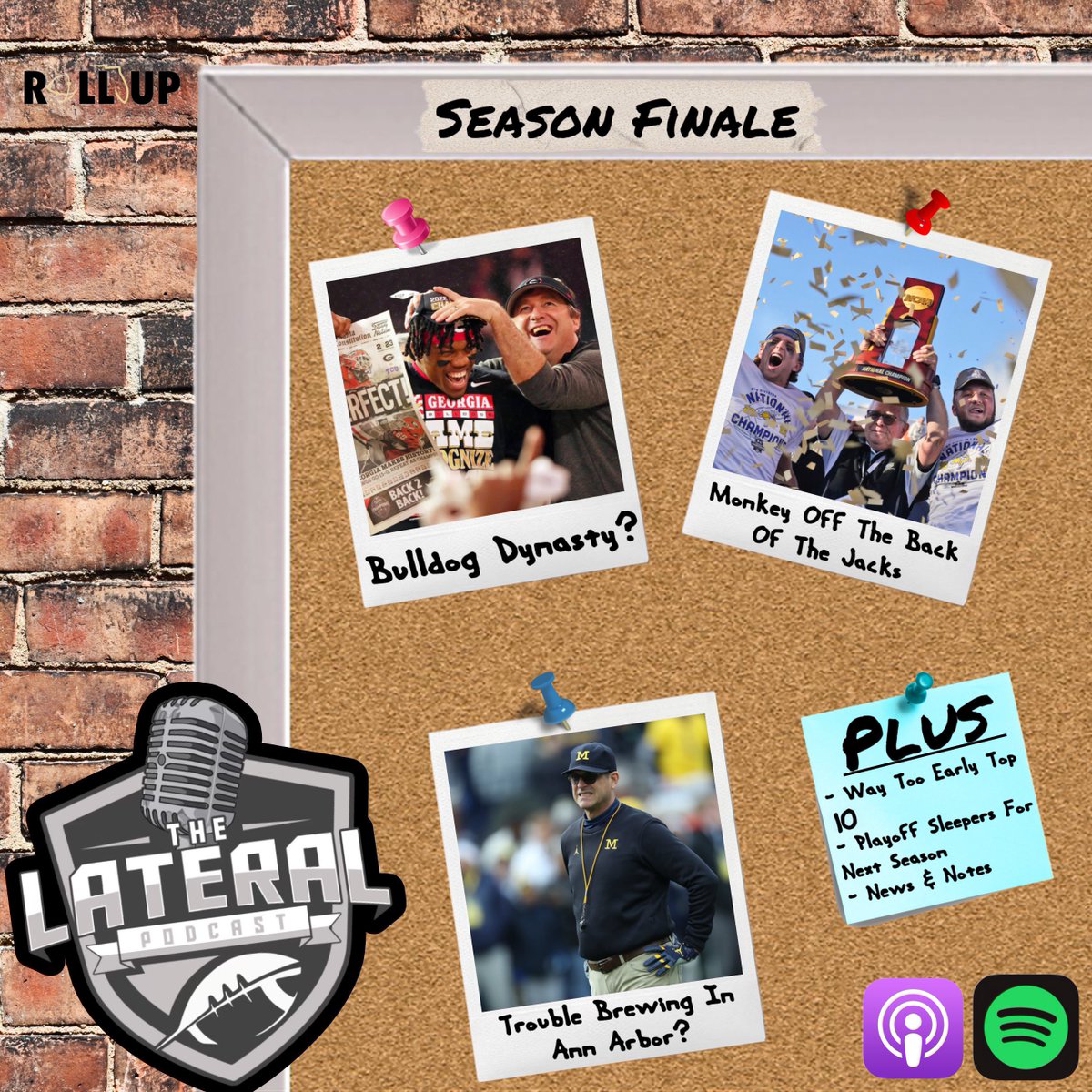 thelateralpod's tweet photo. And just like that, the 2022 season is in the books. Mike and Dustin are back to recap the national championship games (that’s right, plural), as well as give you news and notes and a peek ahead to next season! 

Apple: https://t.co/aEJ9npxQkD

Spotify: https://t.co/S6fQ0Rzu1D https://t.co/FZP3blNpYA