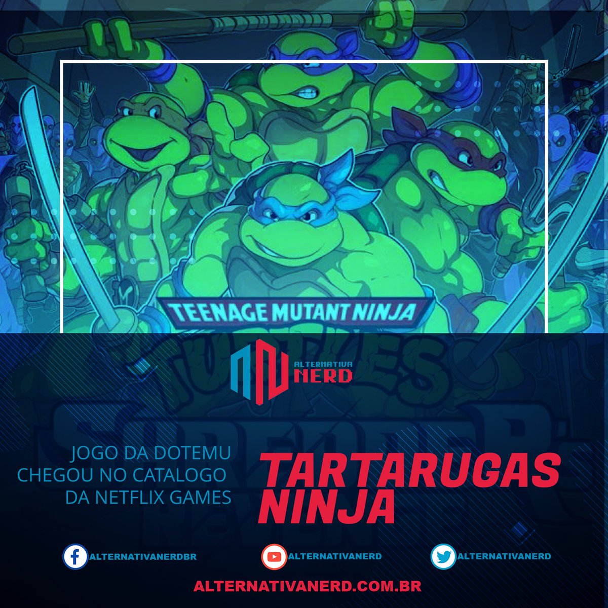 AlternativaNerd's tweet image. Assinantes já podem jogar o game no celular 😉

TAGS
#alternativanerd #dotemu #games #mobile #tartaruganinja #tartarugasninjas #netflix #netflixgames