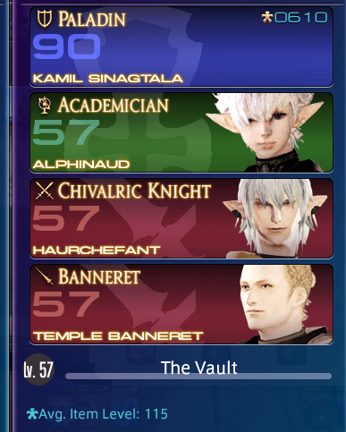 a_butcher_bird's tweet image. Cannot express to you how much I love this unnamed Temple Banneret Hyur man who dutifully shows up for like 4 different dungeons alongside Very Important NPCs.