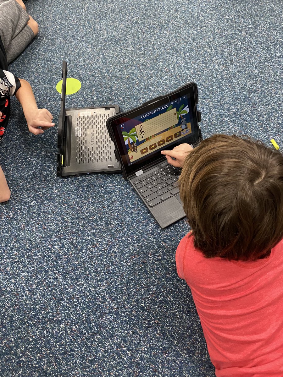 Coconut 🥥 chaos 🌴 and note toss 🗑️ for the win 🏆 to review note names as we prepare to play recorders very soon! <a href="/MusicplayTV/">Musicplay</a> #ThisIsKeith