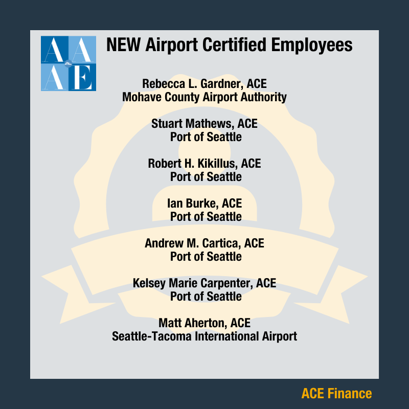AAAEDelivers's tweet photo. Congratulations to our new Airport Certified Employees and Airport Master Firefighters! Keep up the hard work! #aaaedelivers ๐ฅณ https://t.co/3jwifwpZFh