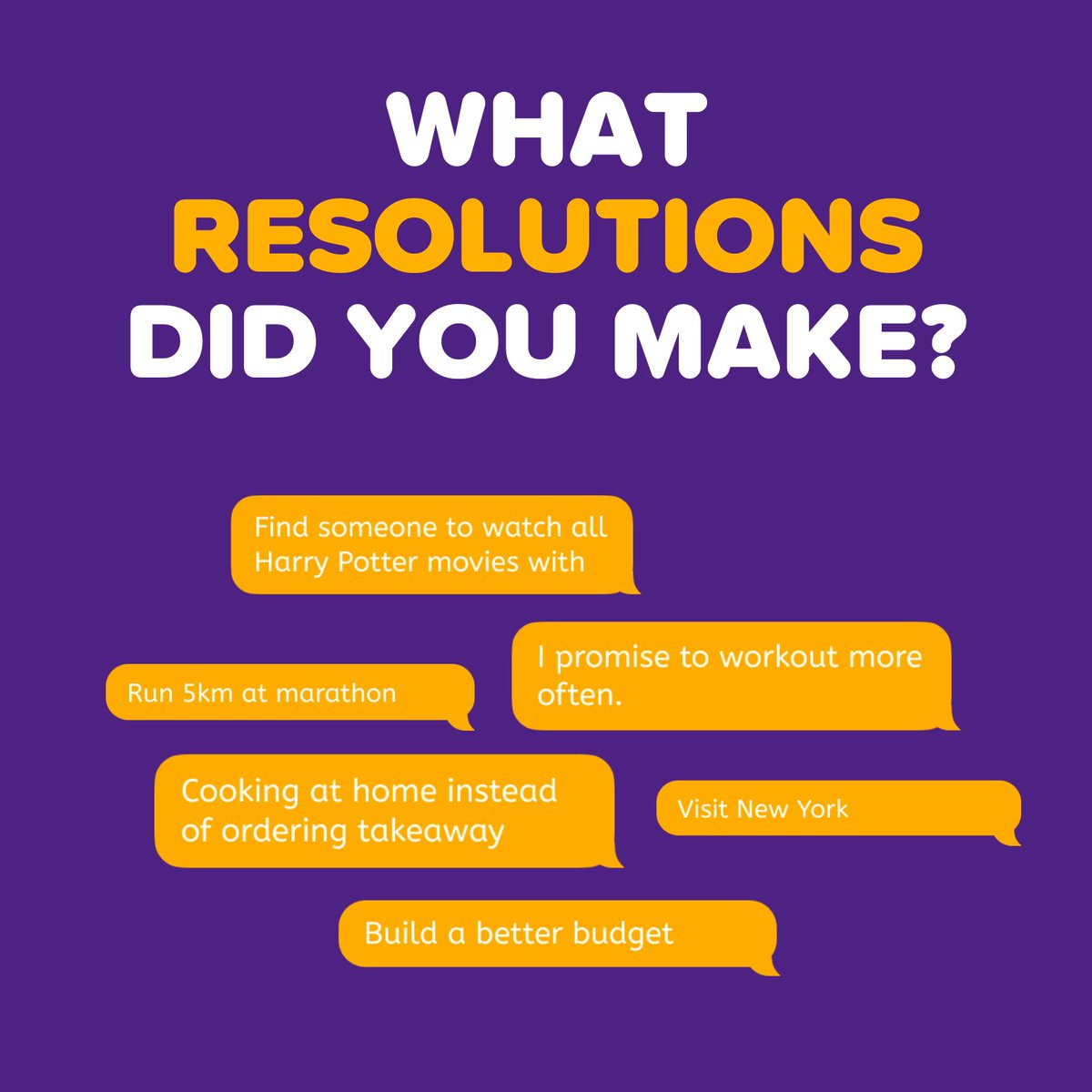 You know the drill — share your resolutions in the comments! 🥂 

#newyear #resolutions #app #community