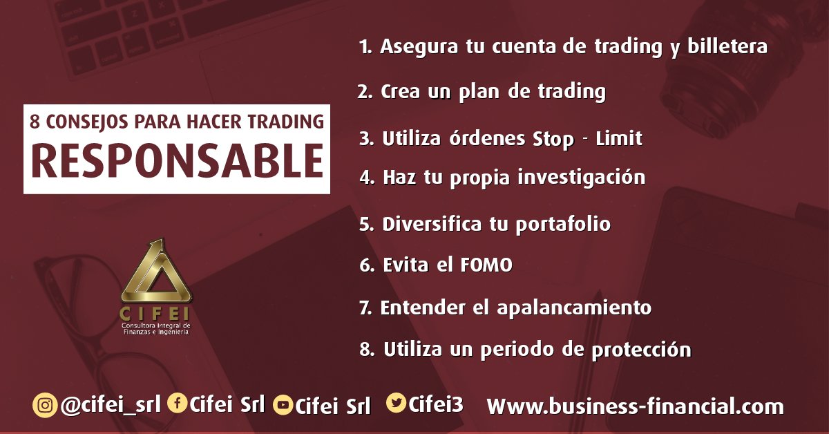 cifei3's tweet photo. Hacer trading de manera responsable debe ser tu principal prioridad al comprar o vender criptomonedas. 

Síguenos para más contenido de valor
✅@cifei_srl
✅Cifei Srl
✅Cifei3 

🧑‍💻 Necesitas rentabilidad en tus inversiones te ayudo
📲+54 9 11 38582592

#tradingresponsable https://t.co/4yH5u7RY1P