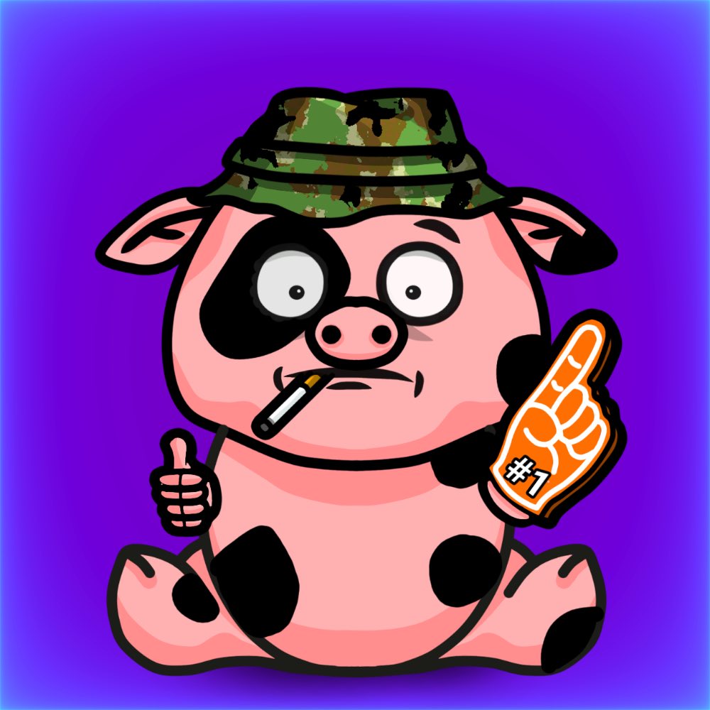NewPigsOrderNFT's tweet photo. We also have a free mint hosted by Black Ve to celebrate our partnership! Join the discord for more details but this weekend pig holders holding 5+ OGs will get the chance to mint a free cute Piggy!  S/o to @FingaBanga420 for the art style! https://t.co/gL69hA0IzY