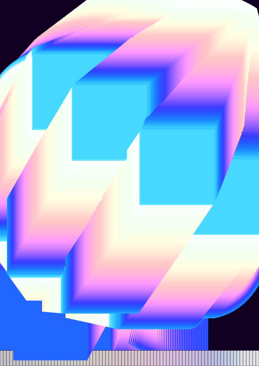 I had not opened P5js in a while. 
Got a happy accident at first render.