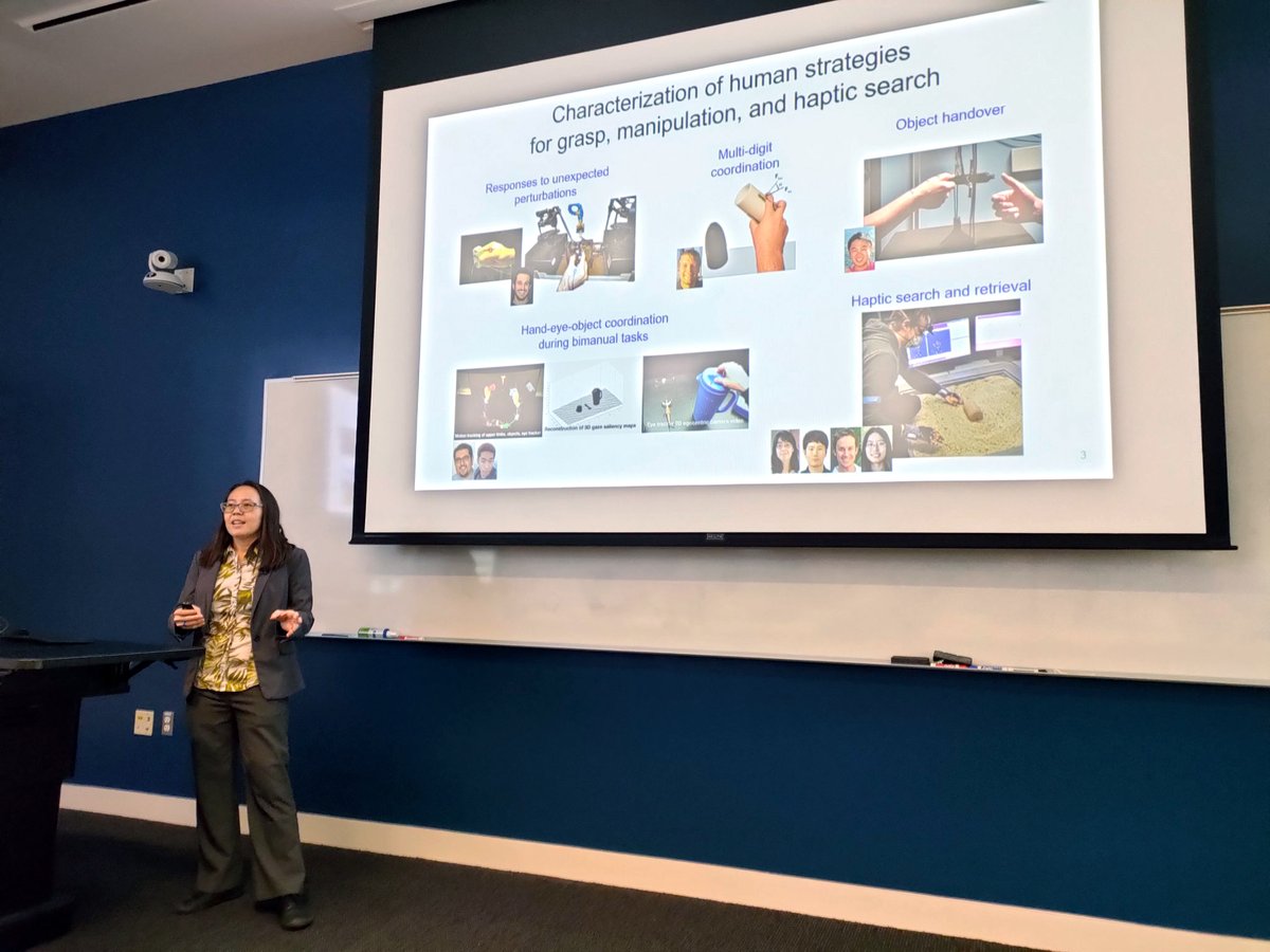 GTrobotics's tweet photo. .@GTResearchNews Great turnout for the IRIM Kickoff Seminar for Spring! Thanks @UCLAengineering for lending Veronica Santos; Professor & Director #Biomechatronics Lab 🤖❤️See the full schedule here | https://t.co/HhexhUWKdM #robotics #research https://t.co/hJLKYZuypN