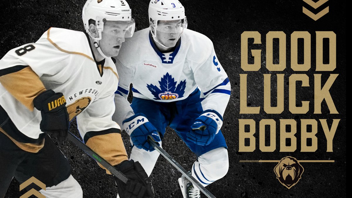 Newfoundland Growlers (@nlgrowlers) on Twitter photo Bobby McMann becomes the fifth Growlers grad to play for the <a href="/MapleLeafs/">Toronto Maple Leafs</a> as he makes his NHL debut tonight.
Best of luck with the Buds Bobby!
#STANDonGUARD Bobby McMann becomes the fifth Growlers grad to play for the <a href="/MapleLeafs/">Toronto Maple Leafs</a> as he makes his NHL debut tonight.
Best of luck with the Buds Bobby!
#STANDonGUARD