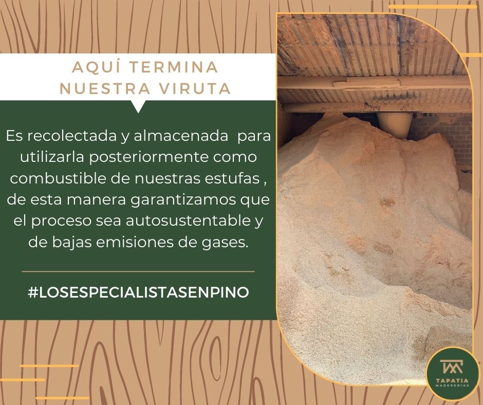 🤔Seguramente te has preguntado ¿ y a dónde se va la viruta que sale de la madera?

pues aquí te lo decimos.👇🏻
