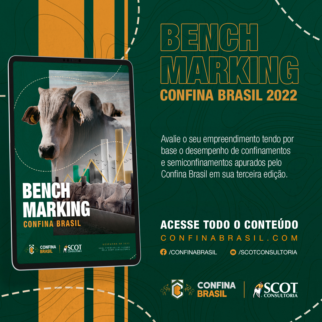 A terceira edição do Benchmarking Confina Brasil já está disponível!

O material contempla as principais informações e dados coletados nos confinamentos e semiconfinamentos visitados pela expedição em 2022.

Para ler o material, basta acessar nosso site: confinabrasil.com.