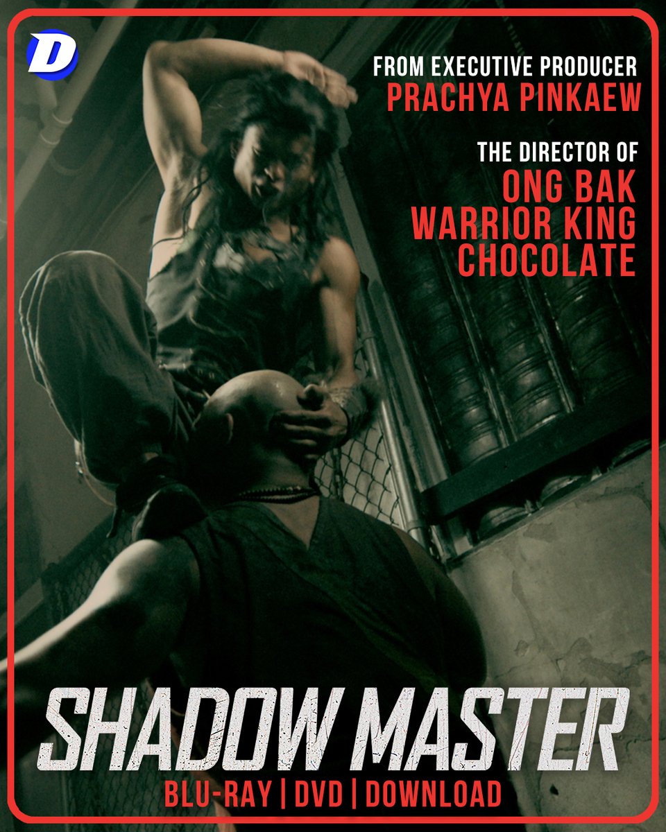 DazzlerMedia's tweet image. Don't miss #ShadowMaster when it smashes its way on to Blu-ray, DVD and Download on 30th January! 🔥💿

Pre-order: tinyurl.com/shadowmasterdvd 

From executive producer Prachya Pinkaew (Ong Bak, Warrior King, Chocolate), it's must-see for fight fans! 🥋