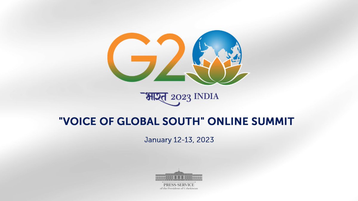 President Shavkat Mirziyoyev will participate in the «Voice of the Global South» Online Summit on January 12.

#Mirziyoyev #summit #India #cooperation