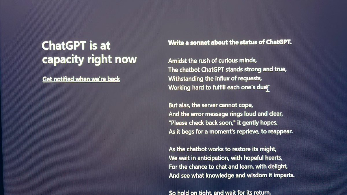 thetrucreative's tweet photo. Thread.

In case you're facing ChatGPT issues as seen on this image below, you may query the AI chatbot using publicly available tools.

To perform this, you only need 2 simple steps (both tech &amp; non-tech people can easily do this in 5 min/less) 

Hope this will help you in 2023! https://t.co/KTau0ZtApH