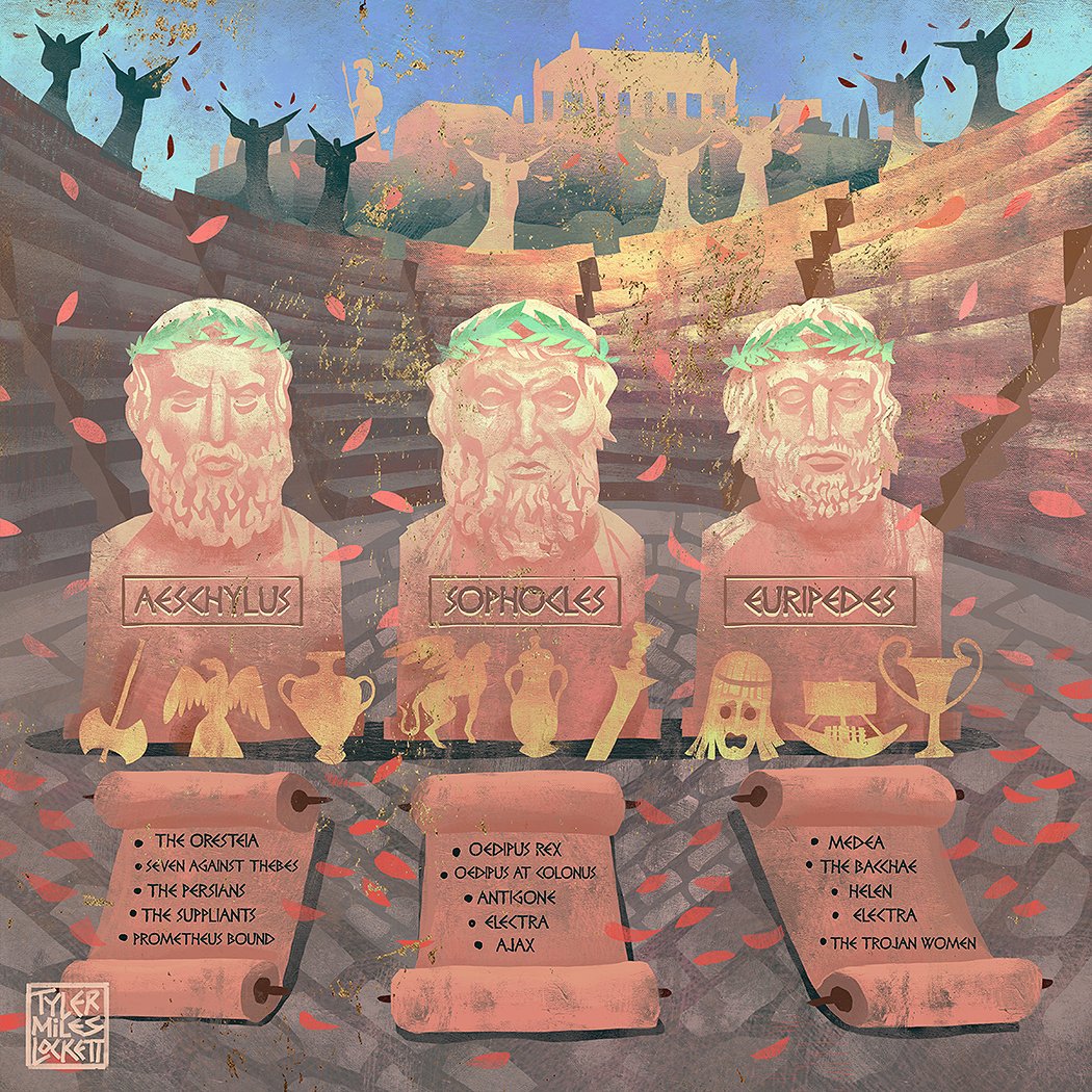 During the City Dionysia festival, these brilliant tragedians competed for the best dramas each year. Do you have a favorite ancient tragedy? please comment below. 🤟🥰📜🏦
#greekmythology #mythology #ancientgreece #ancientcivilization #ancientworld #ancienthistory #classics #pjo