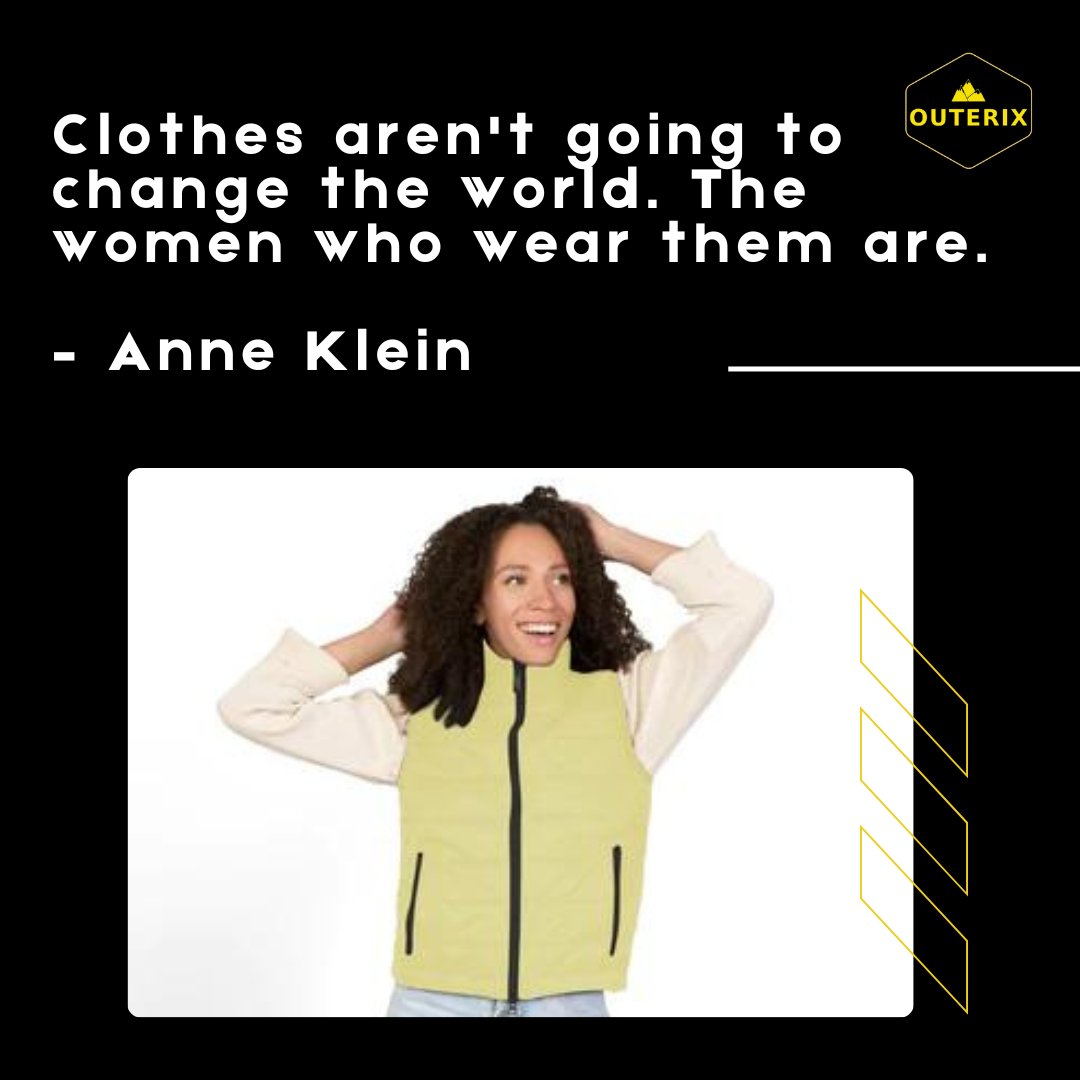 Outerix_Outdoor's tweet photo. Clothes aren't going to change the world. The women who wear them are. – Anne Klein

Order your jacket now!!

#outdoors #outdoorlife #outerwear #outdoorapparel #winter #fall #madeinUSA #americanbrand #jacket #jacketstyle #jacketfashion #windproof #fashion #style #streetwear https://t.co/i1HcvFiZJF