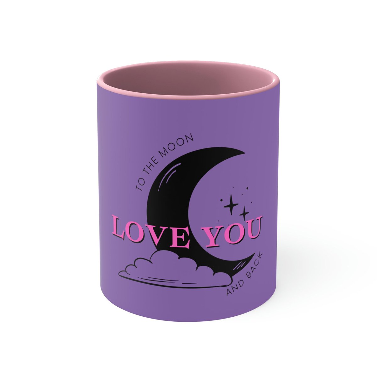 Excited to share the latest addition to my #etsy shop: Love You to the Moon and Back - Accent Coffee Mug, 11oz etsy.me/3CHxSuO #ourfamilysells #etsy #loveyoutothemoon #loveyou #cute