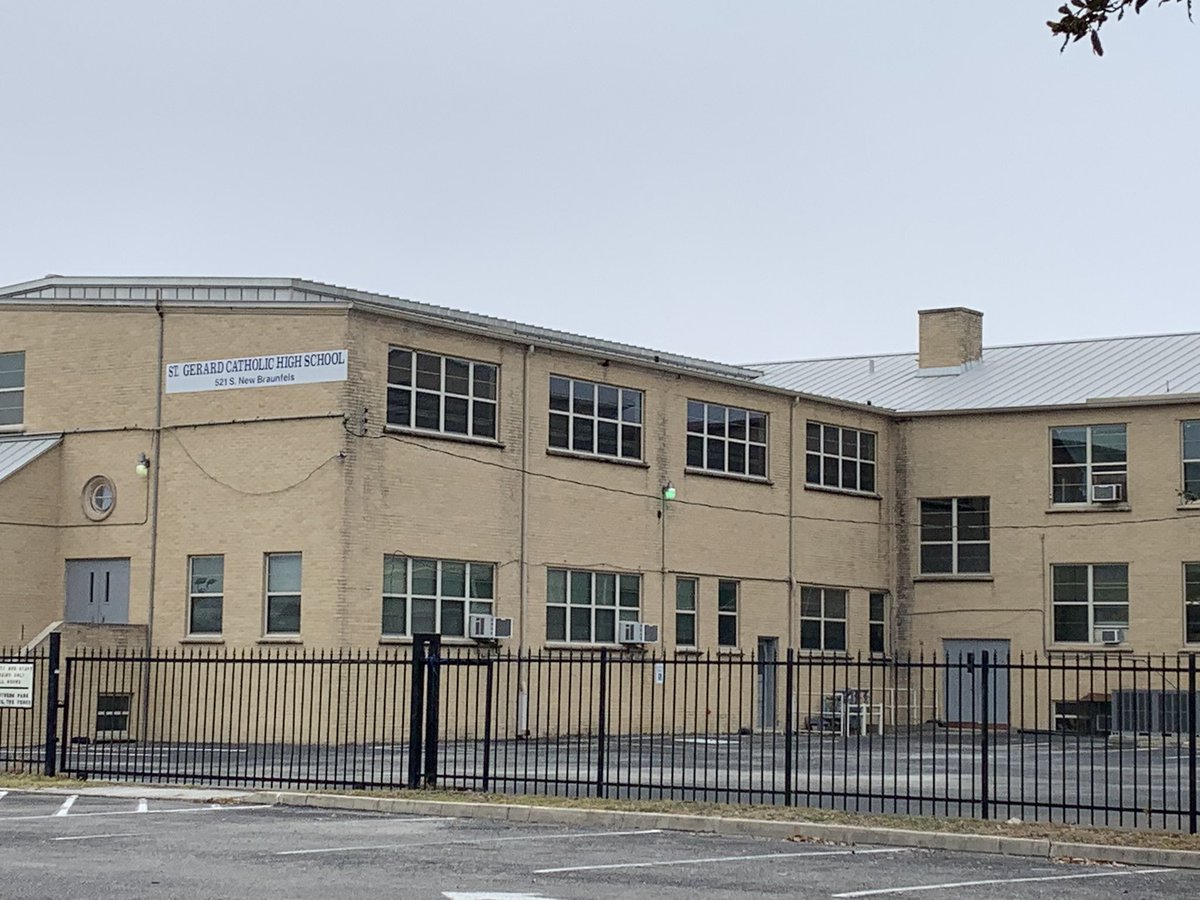 SueKENS5's tweet image. When I went to St Gerard we said we had school spirit because we were surrounded by cemeteries #KENS5 #TrueStory #MLKMarch