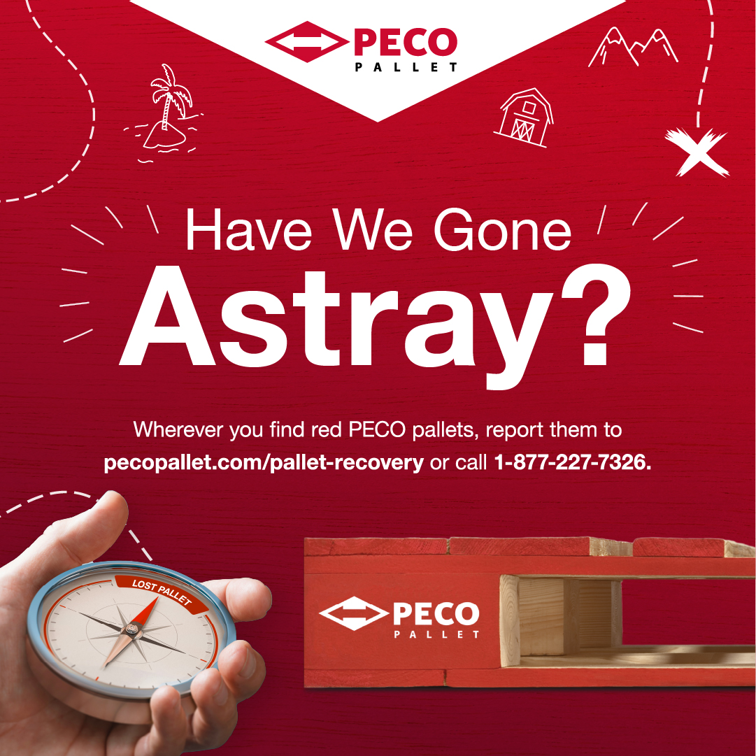 PECO’s red wood pallets should be constantly moving through the supply chain, from CPG manufacturers to retailers and back again. They should NEVER be reused, bought, sold, or exchanged.
 
#PECOPallet #Pallets #SupplyChain #Sustainability

pecopallet.com/pallet-recover…