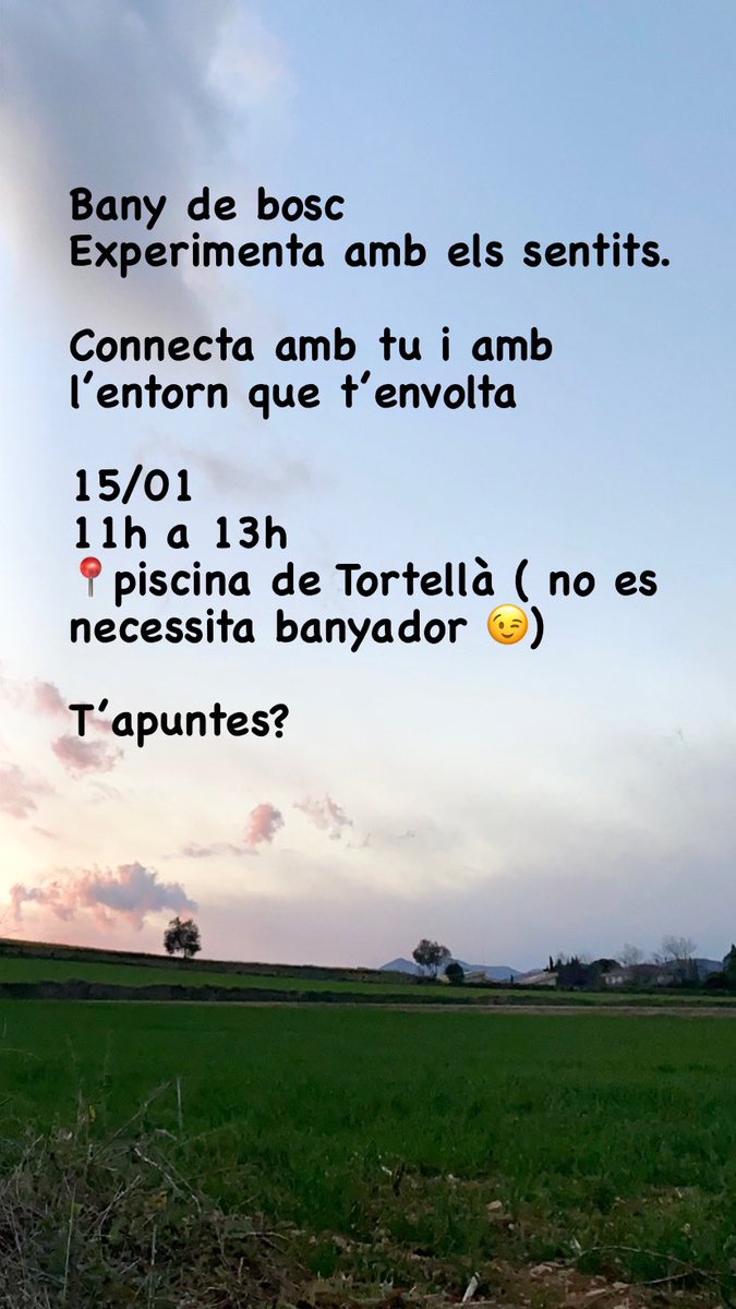 martayats's tweet photo. 💚 Deixa que la connexio amb la natura amb el bany de bosc t’emocioni. 🍀
🧩 Les peces del teu creixement personal aniran encaixant.
Si t’interessa, més info per DM
#natura #emocio #transformacio #salutemocional https://t.co/1TCHdpzTLu