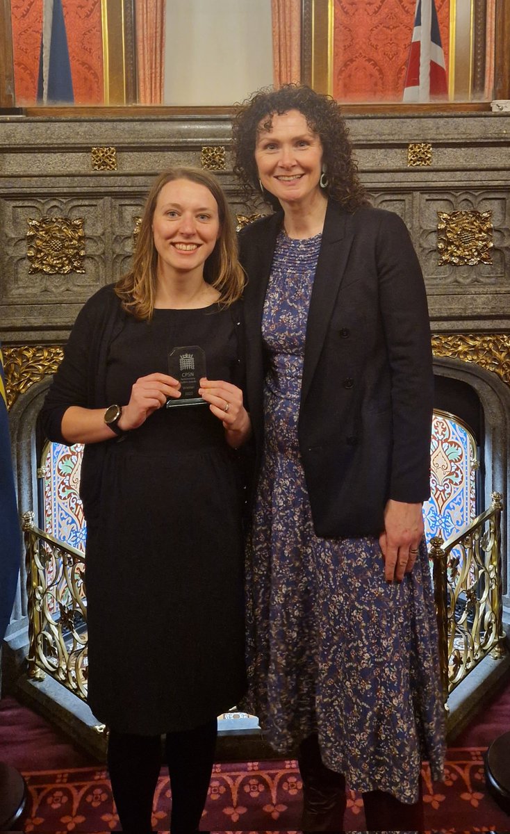 Delighted that my Senior Researcher Kathryn won the Project Lead of the Year at the inaugural Cross Party Staff Network Awards this evening for her work supporting our #CarersLeave Bill 👏👏👏 @CarersUK