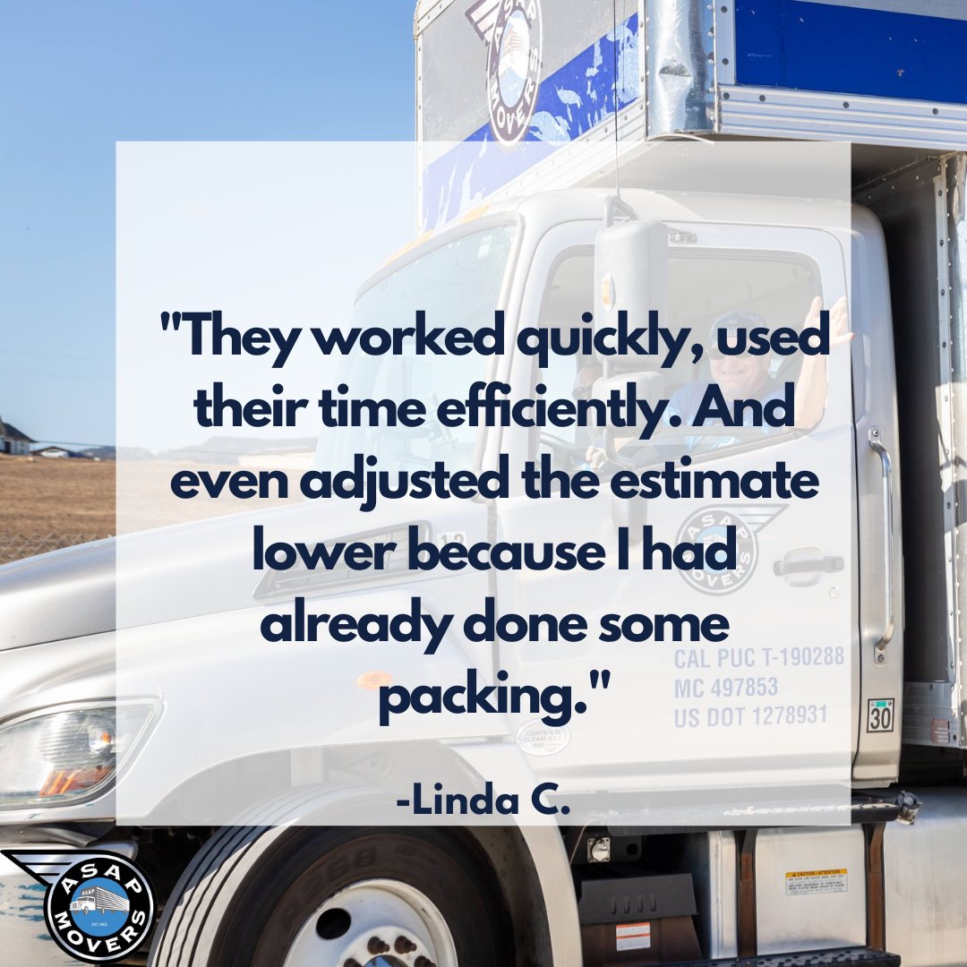 asapmoversslo's tweet photo. Thank you Linda for the awesome review! We appreciate your great feedback. https://t.co/h4LJ4VfKYL