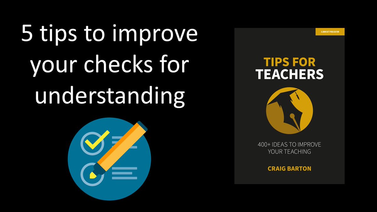 mrbartonmaths's tweet photo. 🥳New Tips for Teachers Top 5s🥳

Five quick ideas to improve your checks for understanding in your classroom. Hope it is useful. 

📺Video: https://t.co/aCpuAI0YNe 
🎧Podcast + transcript: https://t.co/W6Va8yjxhq https://t.co/3ChuM1IfHU