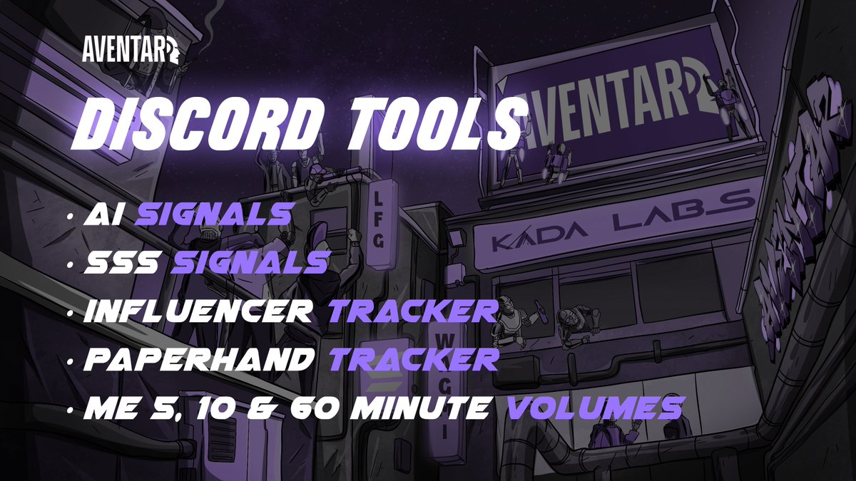 AventarNFT's tweet photo. Aventar 🤝 Discord utility.

We've recently added various NFT tools into our Discord. Also hired one of the top NFT Alpha Callers in the space @legolasnft_sol 🫡

Legolas 30 day profit = 323 SOL 👀

💎 | Discord Link In Bio

🎉 | Follow • RT • Tag 3 Friends

#Crypto #NFTs #SOL https://t.co/ybzLtEYUzw