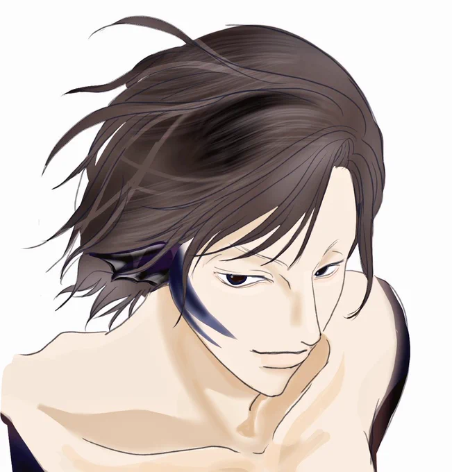 昨日描いたやつ。眠い。 