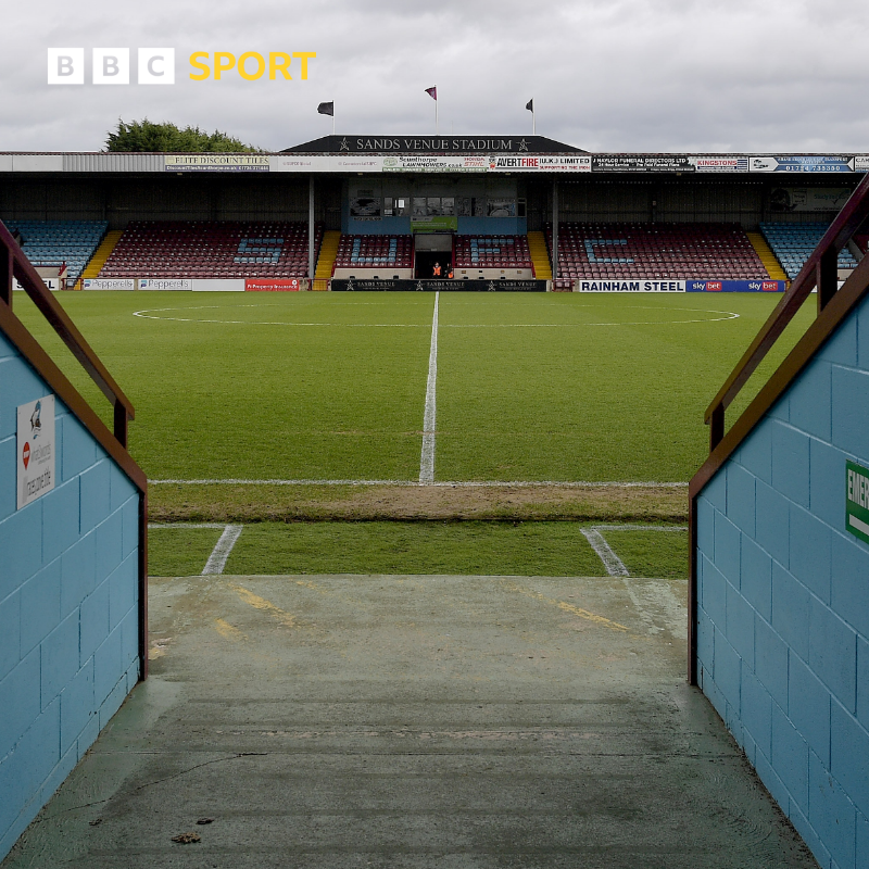 BBCSport's tweet photo. Sad to see this happen.

The Iron were relegated out of the Football League after 72 years last season and are currently bottom of the National League.

#BBCFootball