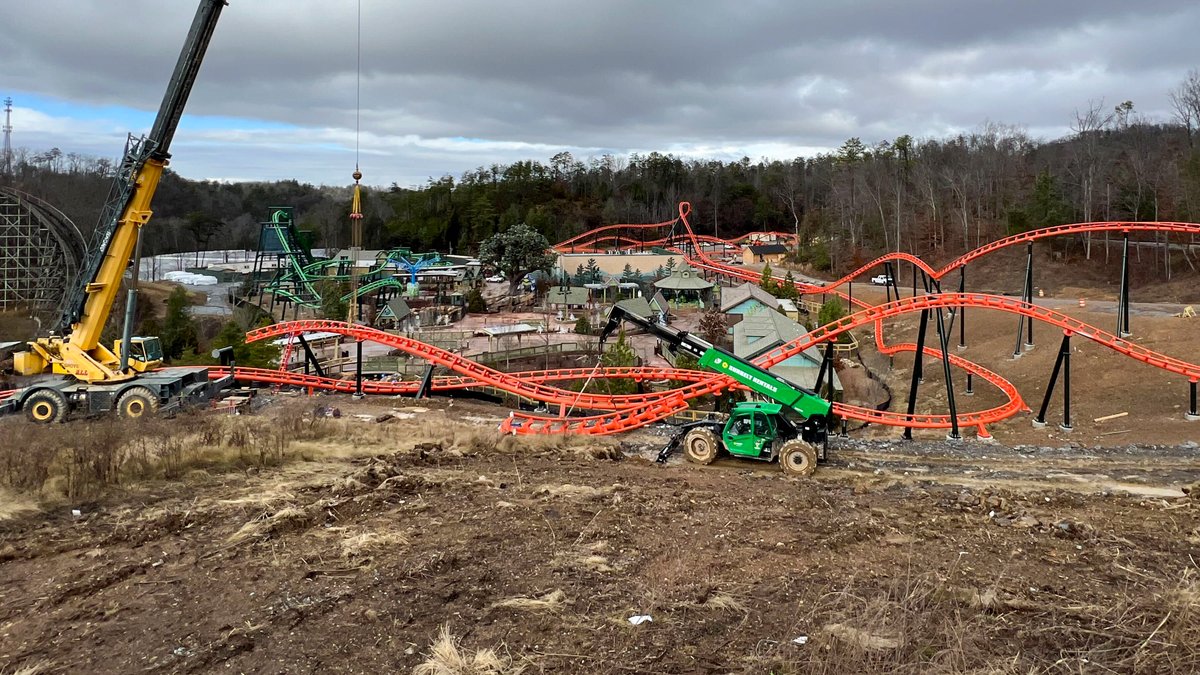 The Big Bear Mountain track is now complete after the final piece went into place this week🐻