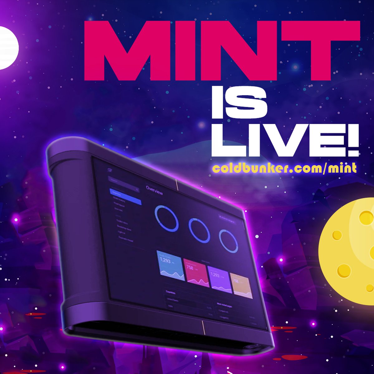 coldbunker's tweet photo. 📢 MINT IS LIVE!
https://t.co/8qD1JLPU2V

#nft #coldbunker #NFTCommunity https://t.co/lkeVqbArNA
