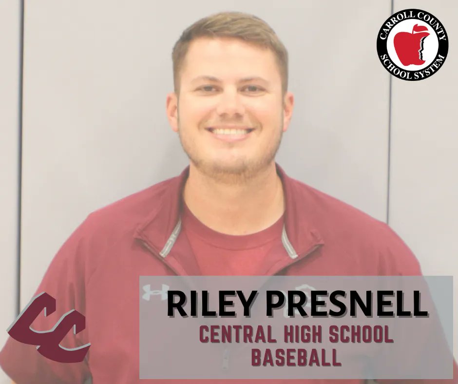 Coach Presnell is beginning his 6th year of teaching &amp; his 3rd year in the Central cluster, first at CMS. Presnell moved to <a href="/Central_Lions/">Central High School</a> this year to teach science coach baseball. Presnell is married to Jordan who is also an active part of CCS as a teacher at VRHS. #LionStrong