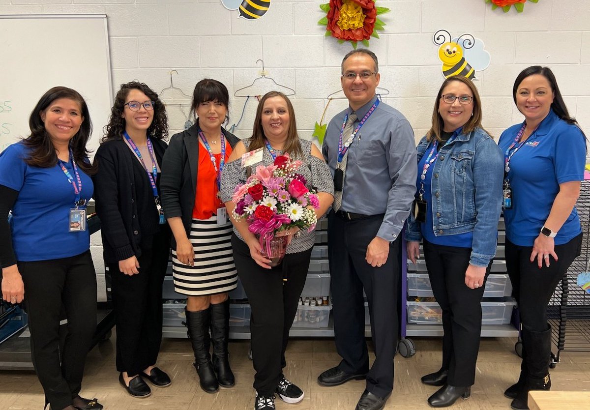 SGTCarrasco_ES's tweet photo. Congratulations Ms. Marquez  @MMarquez_EES for being the 2023 Escontrias STEAM Academy Teacher of the Year! #BullpupsInspire https://t.co/fESQofg855