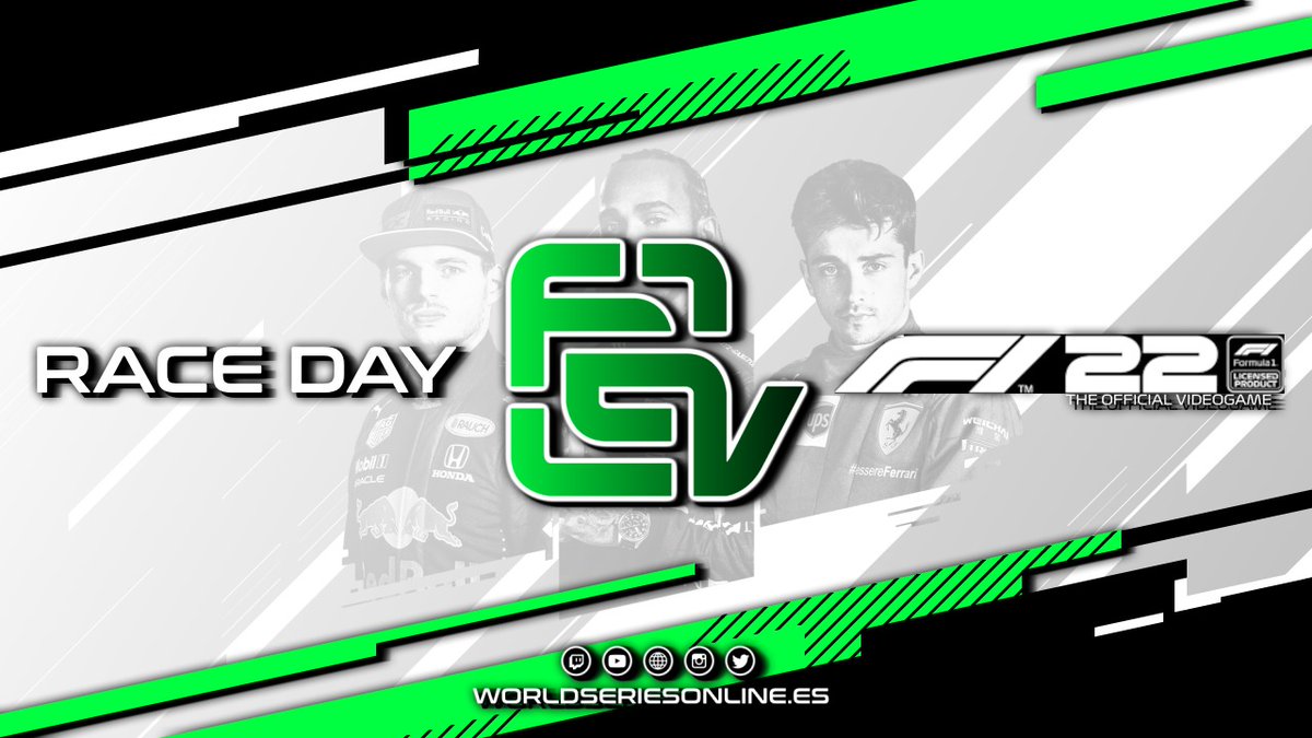 🏁 ¡Race Day! 🏁

🏆 - Categoría #FEV.
🇧🇭 - Gran Premio Baréin.
🕚 - 23:00h (Hora peninsular).
🎙 - <a href="/WSO_Blanc/">Abraham</a>.
📺 - twitch.tv/wso_formula1.