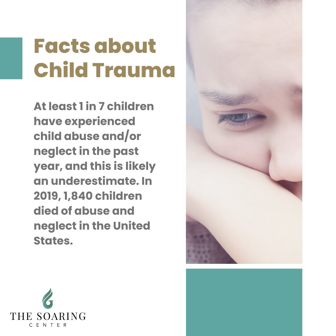 A critical part of children's recovery is having a supportive caregiving system, access to effective treatments, and service systems that are trauma informed. #TheSoaringCenter #TraumaInformedPractice #TraumaInformedAdvocate #ChildTrauma #TraumaticStress #Facts