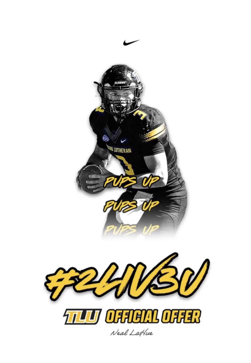 gage_luellen's tweet photo. After a great conversation with Coach Carson, I am blessed to receive an offer from @TLU_Football 

@Coach_dcMiller @KCTigerFootball @humphreys_coach https://t.co/GUlhcdrjSV