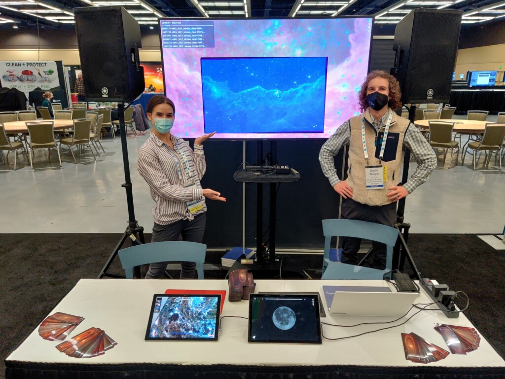 Space & Rocket Ctr (@rocketcenterusa) on Twitter photo We're showing off interactive content that explores #JWST and lunar imagery at the <a href="/WWTelescope/">AAS WorldWide Telescope</a> booth! You can also find this stunning imagery in the INTUITIVE Planetarium lobby. We're showing off interactive content that explores #JWST and lunar imagery at the <a href="/WWTelescope/">AAS WorldWide Telescope</a> booth! You can also find this stunning imagery in the INTUITIVE Planetarium lobby.