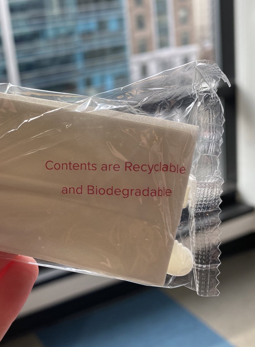 CharDreizen's tweet image. Eaters beware: no utensil is recyclable, no matter what they’re made of.

Because they’re long and thin, they don’t meet the 2” x 2” size requirement to recycle items via our primary, curbside recycling system.