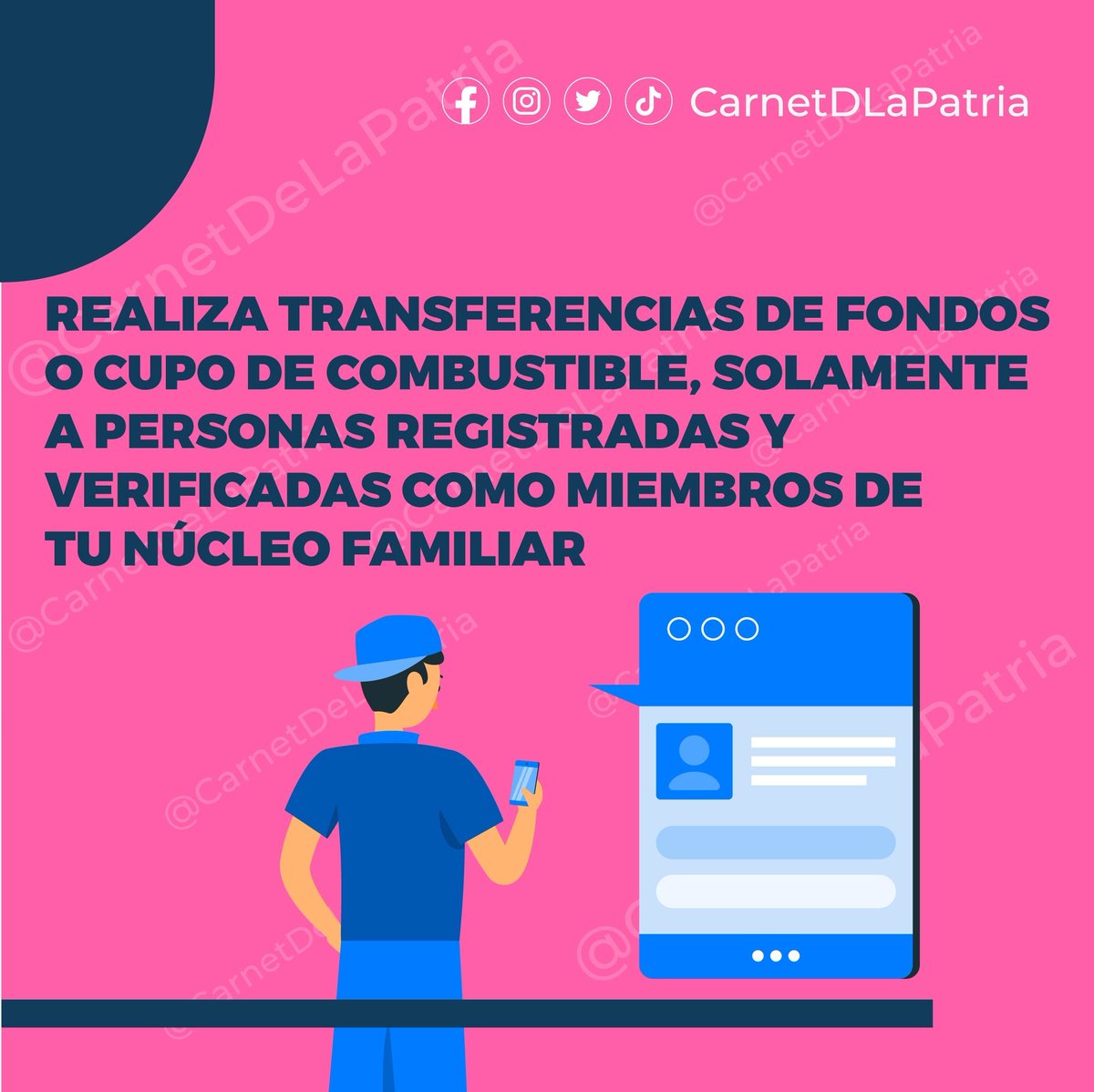 CarnetDLaPatria's tweet photo. #IMPORTANTE ¿No te llegan los Bonos? ¿Qué puedes hacer? 
El #SistemaPatria, te ofrece las respuestas.

#JuntosPorLaPatria #11Ene https://t.co/XHba70r6Vg