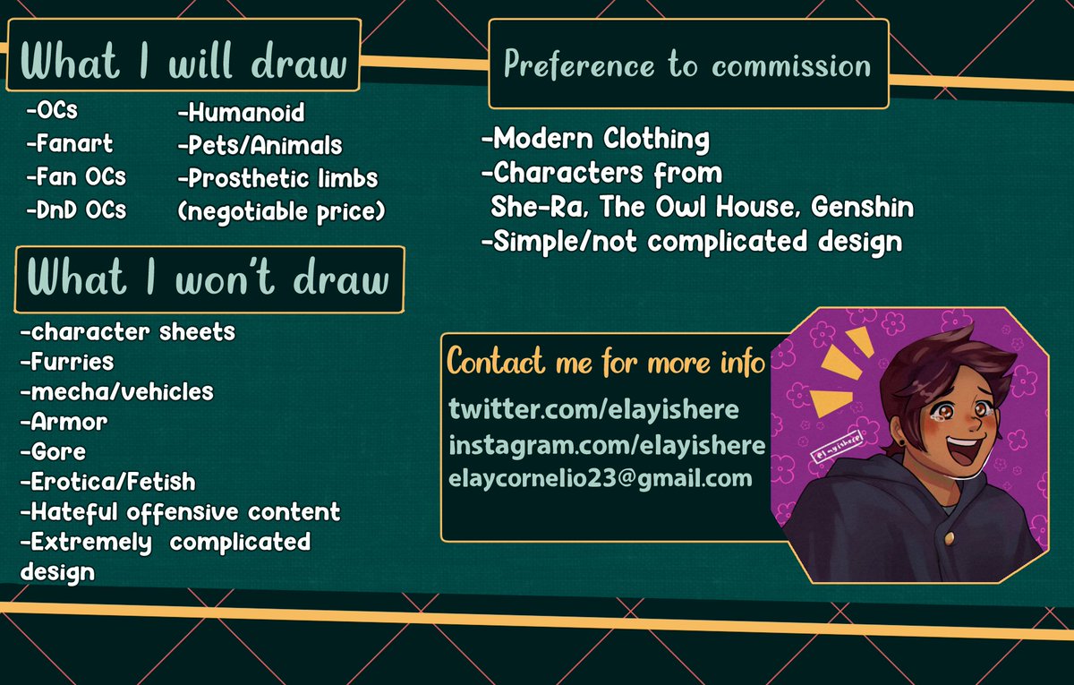 elayishere's tweet photo. ✨C0missions FINALLY OPEN AGAIN ✨
🌈RTs are appreciated!
🌈DM me if you're interested or confused with details https://t.co/W2YKRXinen