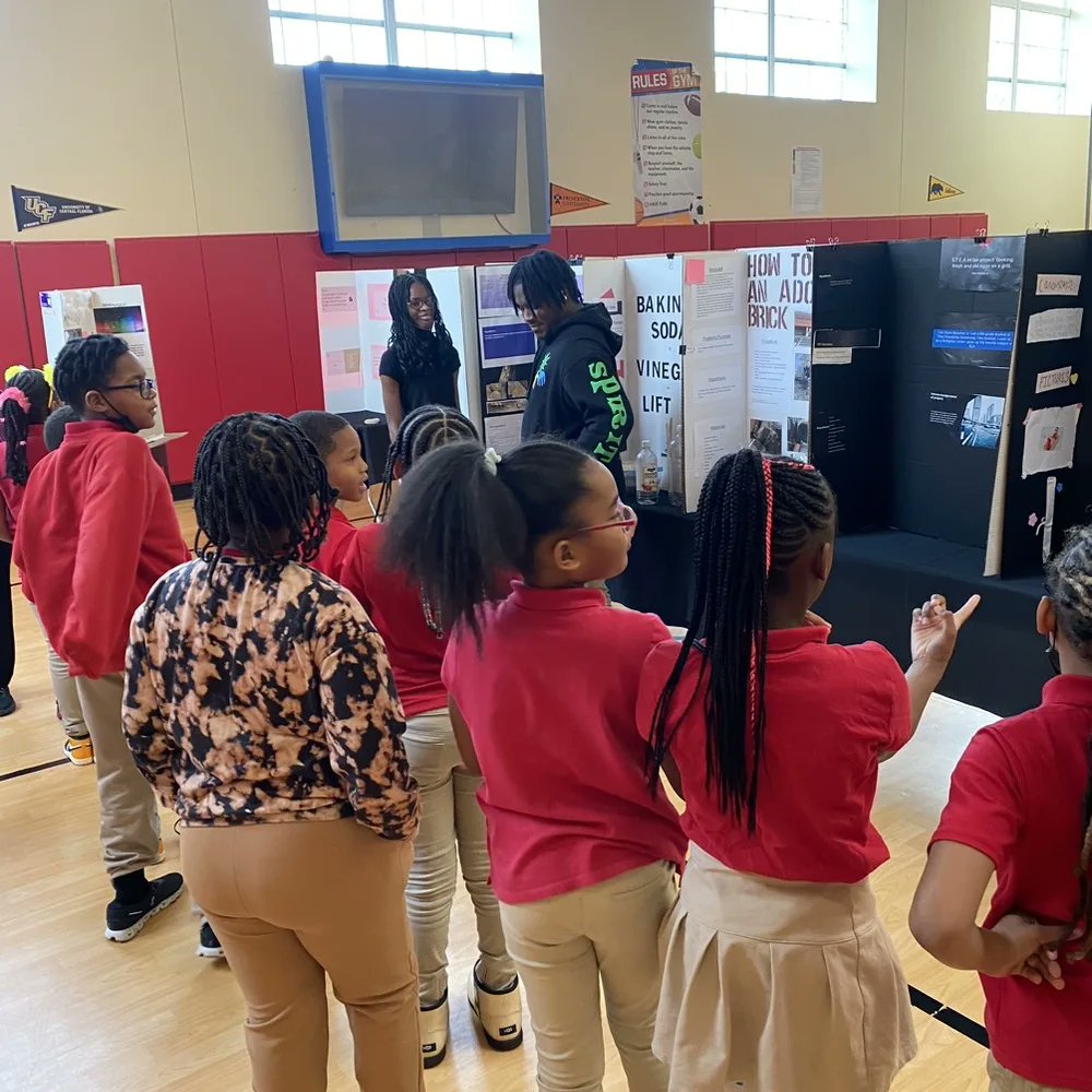 fpcsarmstrong's tweet photo. The Armstrong STEAM FAIR has been a great experience. Our Middle School scholars are sharing their presentations with everyone! #steamfair #sciencefairproject #Armstrong #dccharterproud #FriendshipProud #bettertogether #AlltheWayUp https://t.co/SPe79oSbbr