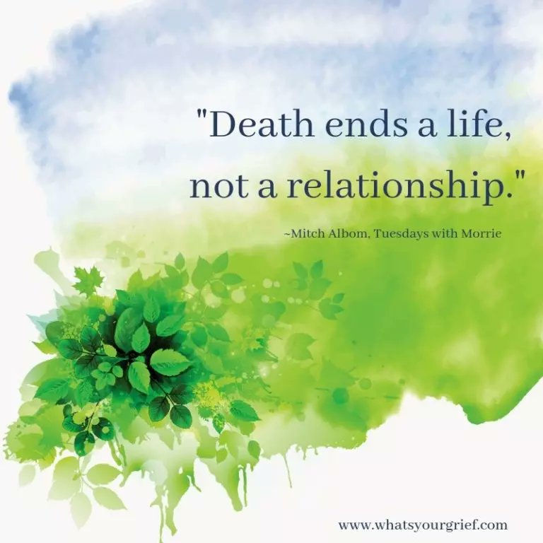 Death ends a life, not a relationship. -- Mitch Albom, Tuesdays with Morrie
#grieftips #griefcoach #griefrecovery #grief #grievingwithgrace