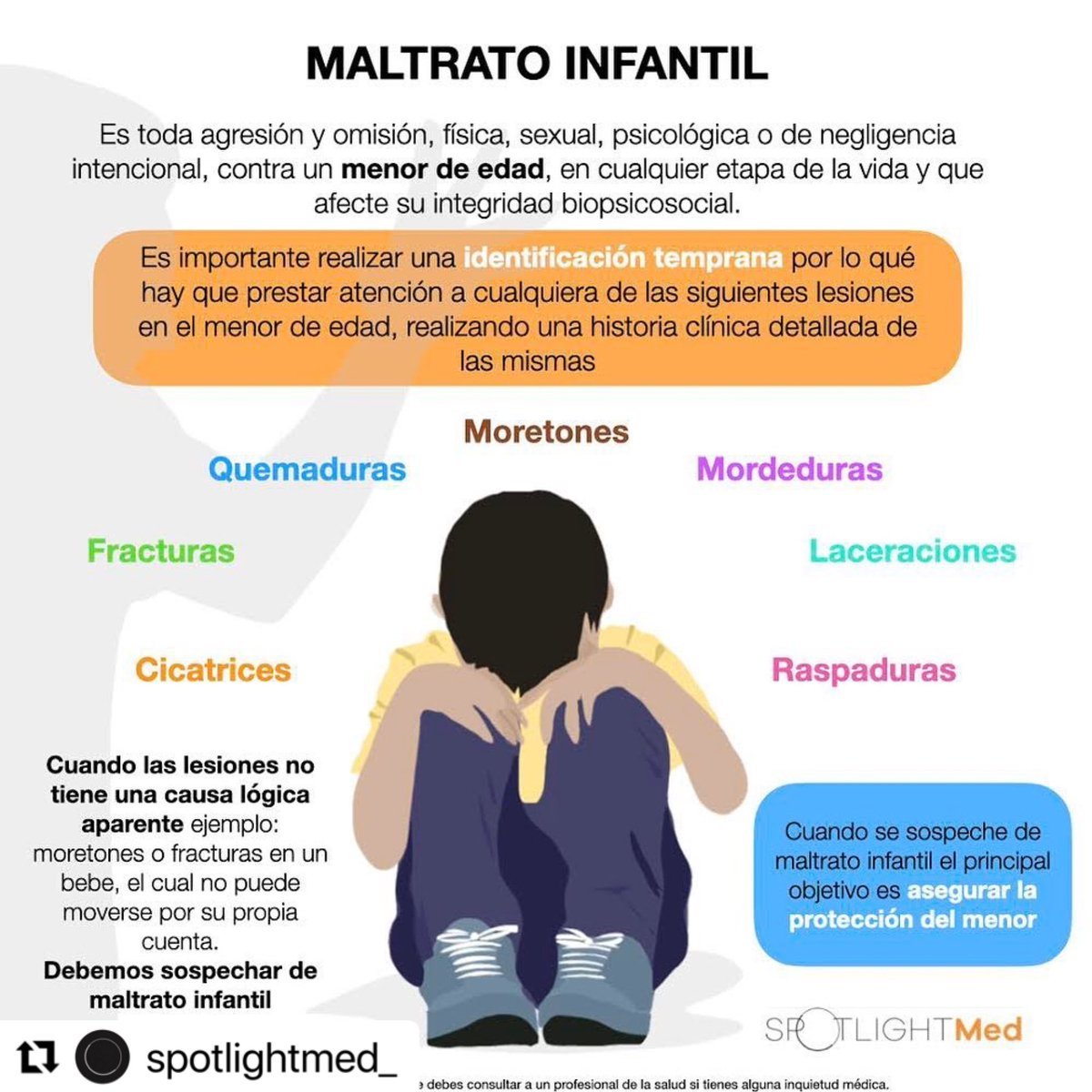 Maltrato Infantil 👶🏻👧🏻👦🏻 #spotlightmed #spotlight #spotlightmedicine #medcoach #medcoaching #medicine #medstudent #medschool #medschoollife #enarm #enarm2023 #maltratoinfantil