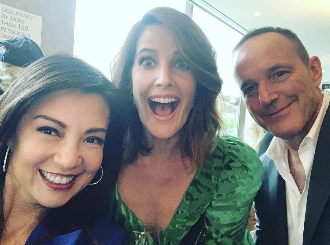 ming-na wen, cobie smulders and clark gregg